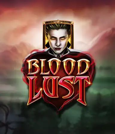 The captivating game interface of Blood Lust, showcasing elegant vampire icons against a mysterious nocturnal landscape. The visual emphasizes the slot's enthralling atmosphere, complemented with its distinctive features, making it an enticing choice for those drawn to the allure of the undead.